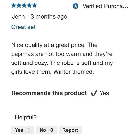 NEW! Eddie Bauer Youth 3 piece PJ Set- LS Top, Pant and Robe, Moose - Picture 10 of 14